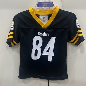 Pittsburgh Steelers #84 Antonio Brown Jersey. NFL Team Apparel Kids. 24 Month